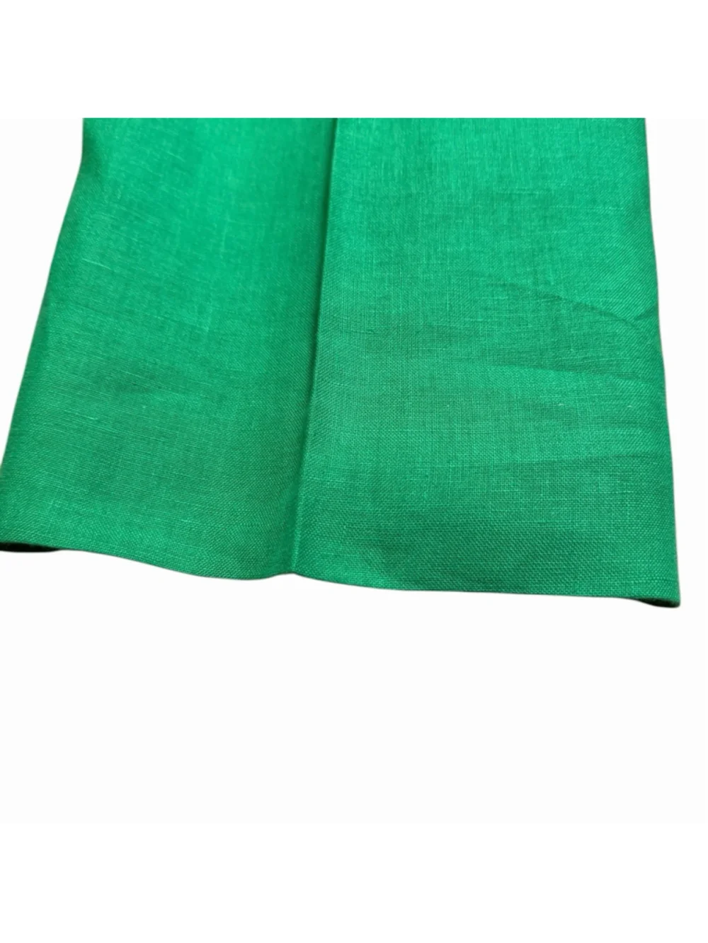 Ralph Lauren Purple Label Mens 36 Kelly Green 100% Linen Pants 36x27 Flat Front